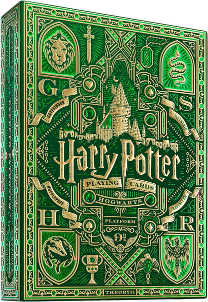 Baraja Cartas Poker Premium Edición Harry Potter Slytherin