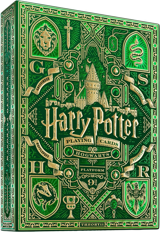 Baraja Cartas Poker Premium Edición Harry Potter Slytherin