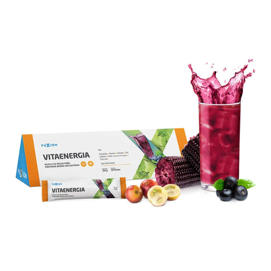 Vitaenergía Fuxion Vitaminas, Minerales,  Antioxidantes, Aminoácidos - 30 Sobres