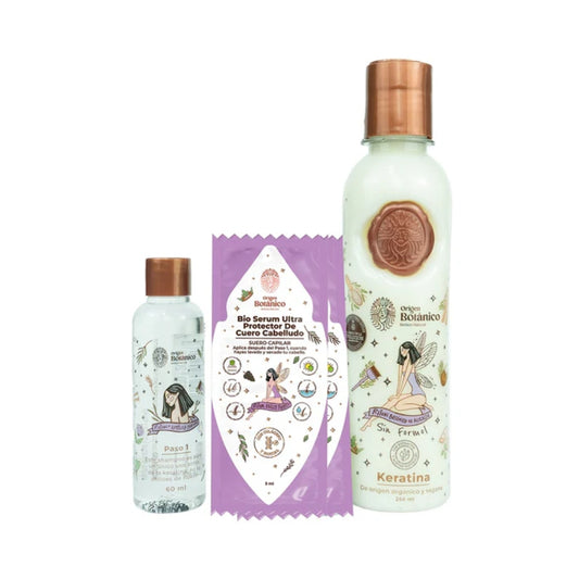 Kit de keratina evolución 250ml - 2 personas (mediana) - Ritual Botánico