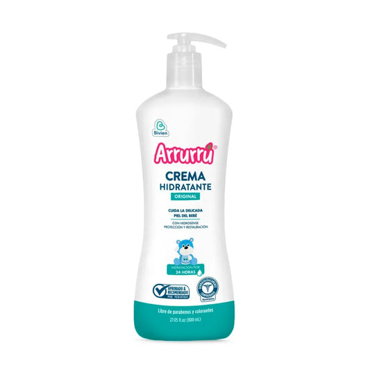Crema Hidratante Arrurrú Para Bebés Niños 800 mL