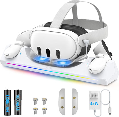 Base Soporte De Carga Para Meta Quest 3 3s Realidad Virtual