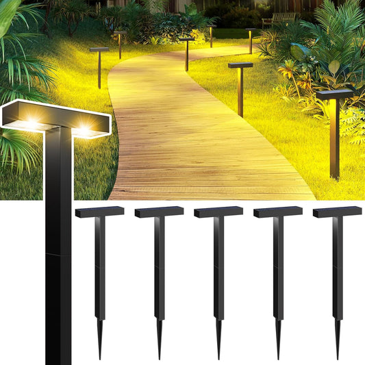 Luces Para Exteriores Impermeables De Jardín Con Panel Solar