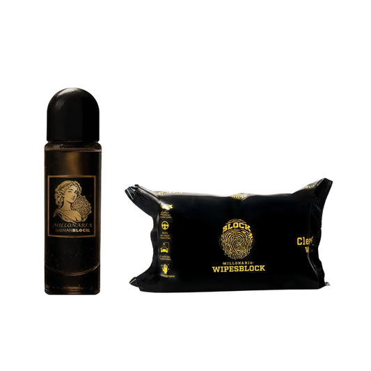 Perfume Con Feromonas Femenina Millonaria Womanblock + Paños De Limpieza Vehicular Wipesblock