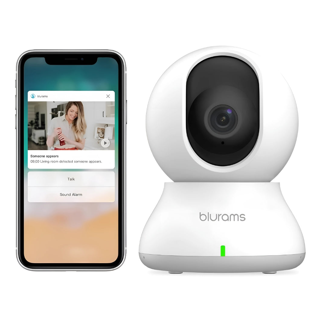 Camara De Seguridad Inteligente Blurams 2k Bebé Alexa Google