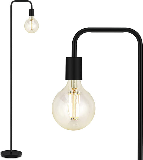 Lámpara De Pie Led Para Habitación Oficina Sala Moderna - Negra