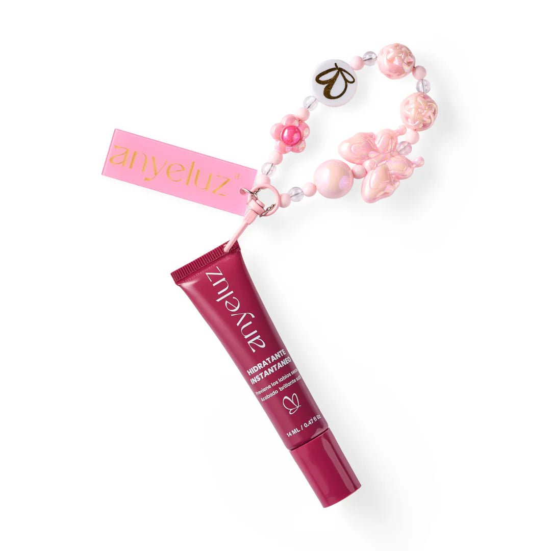 Brillo Labial Lip Gloss Hidrantante Instantaneo Con Llavero Charm - Anyeluz