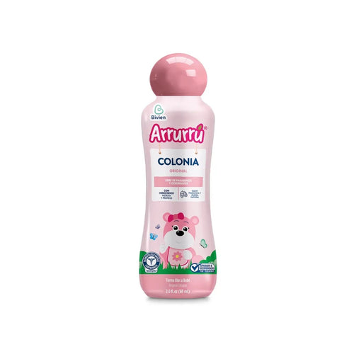 Colonia Arrurrú Para Bebés Niños Rosa 60 mL
