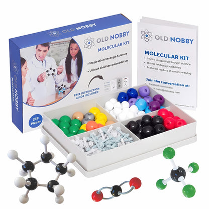 Kit Molecular De Química Orgánica Old Nobby 239 Piezas