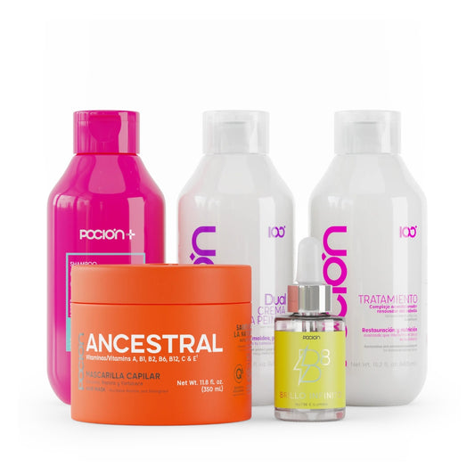 Kit Control Grasa + Reparación Anti-Frizz - Poción