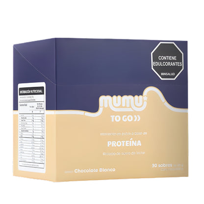 Proteína en Polvo Sabor Chocolate Blanco - Mumu To Go