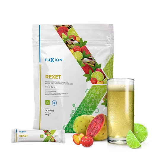 Rexet Fuxion Para Hígado Graso y Guayabo - 28 Sobres