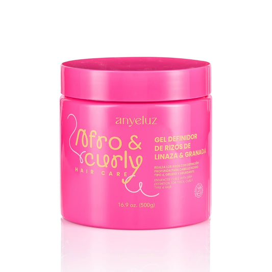 Gel Definidor De Rizos Con Linaza y Granada - Anyeluz