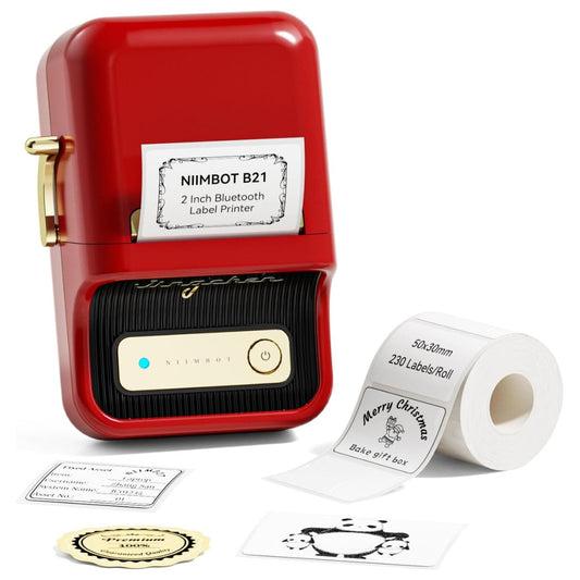 Impresora De Etiquetas Niimbot B21 Vintage Térmica Bluetooth