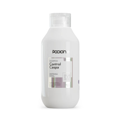 Shampoo Control Caspa, Anticaspa y Antipicazón - Poción