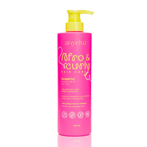 Shampoo Hidratante Para Rizos Afro & Curly - Anyeluz