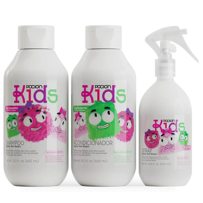 Kit Sin Enredos Cuidado Del Cabello Para Niños - Poción Kids