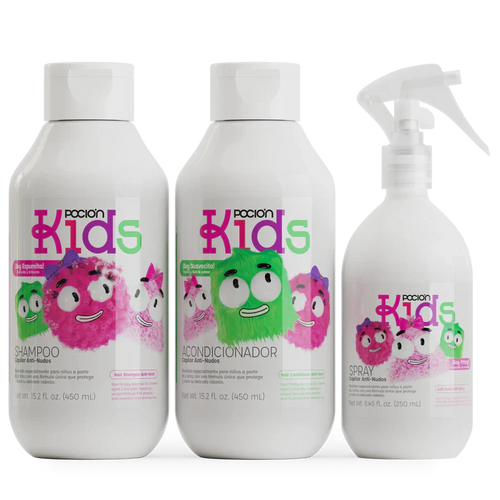 Kit Sin Enredos Cuidado Del Cabello Para Niños - Poción Kids