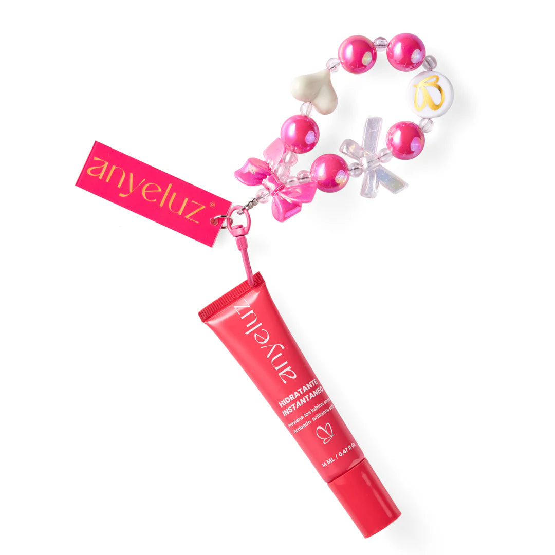 Brillo Labial Lip Gloss Hidrantante Instantaneo Con Llavero Charm - Anyeluz