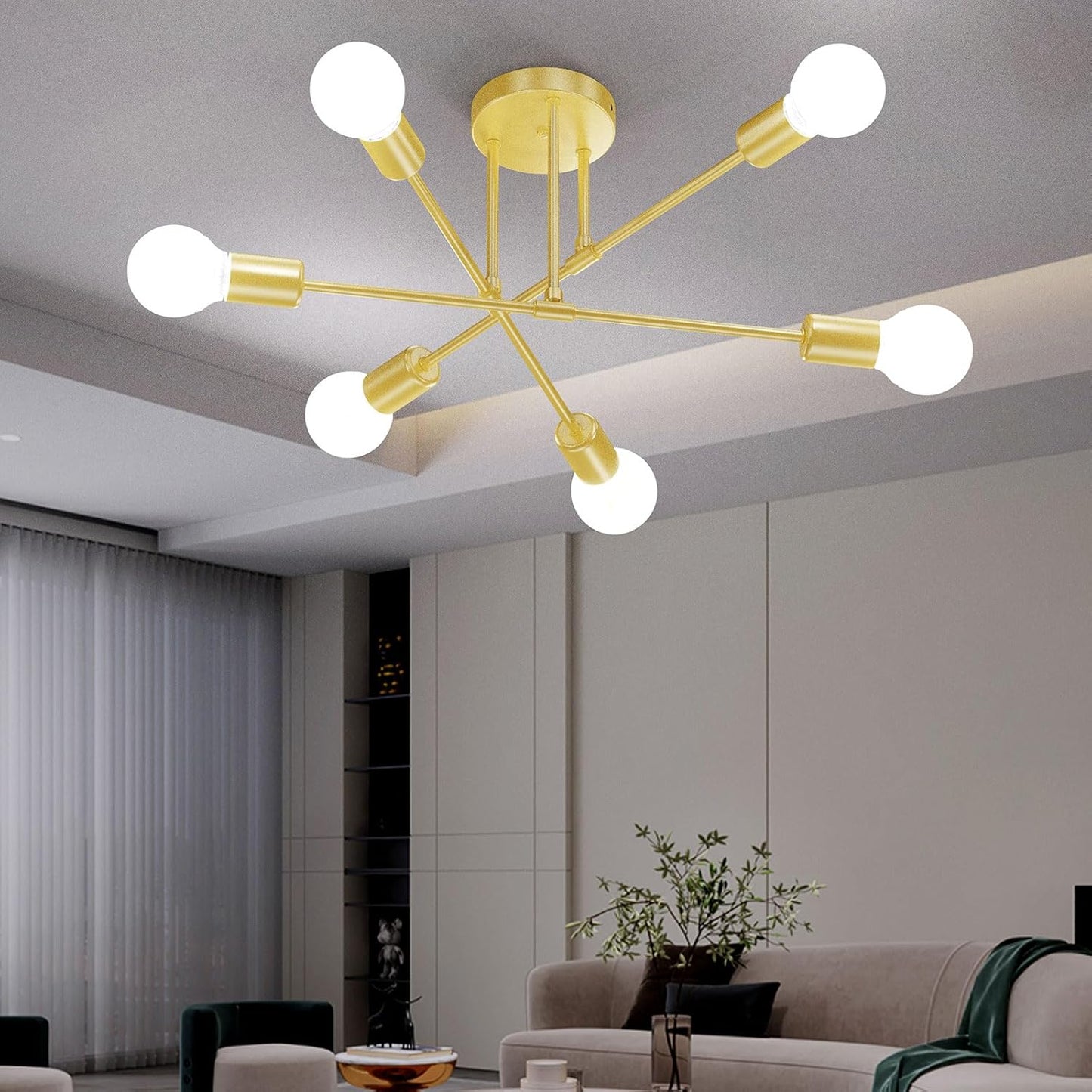 Lámpara De Techo Moderna Plegable Comedor Sala Habitación