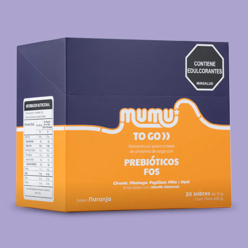 Fibra Con Prebiótico Fos En Sachet - Mumu To Go