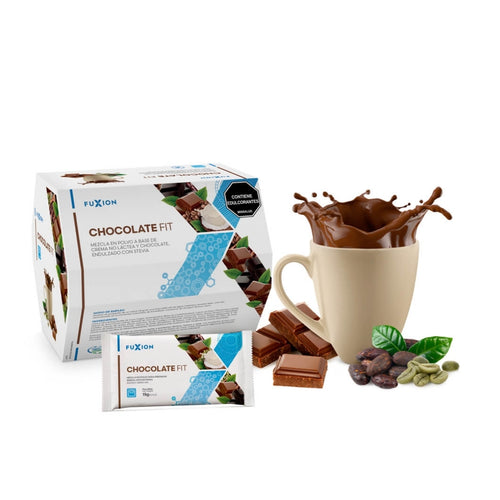 Chocolate Fit Fuxion Reduce Medidas y Ansiedad De Comer - 14 Sobres