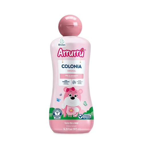 Colonia Arrurrú Para Bebés Niños Rosa 1 Litro