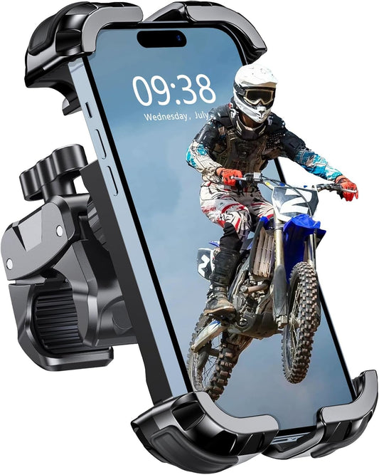 Soporte Base Celular Para Moto Bicicleta Manillar Ajustable
