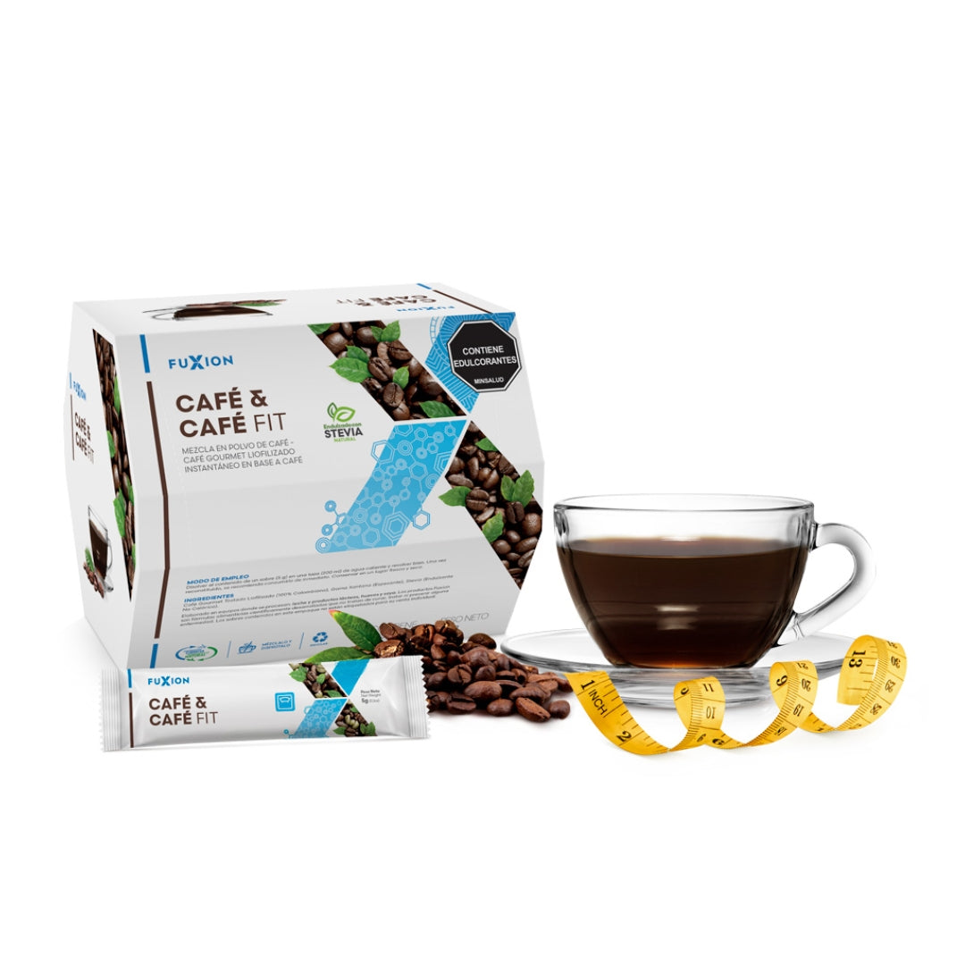 Café Fit Fuxion Control de Peso, Energía y Bienestar - 28 Sobres