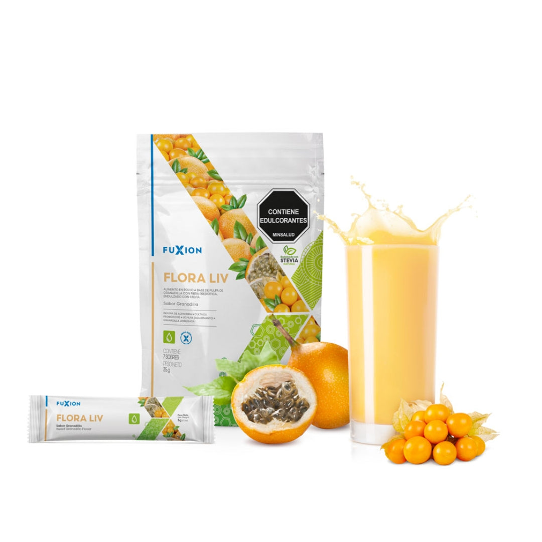 Flora Liv Fuxion Probióticos - 7 Sobres