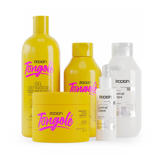 Kit Control Caspa en Rizos - Poción