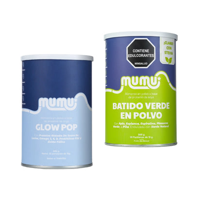 Combo Vida con Glow Pop y Batido Verde - Mumu