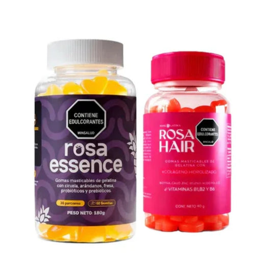 Gomas Masticables Rosa Hair + Rosa Essence - Rosa Latina