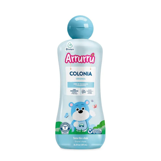Colonia Arrurrú Para Bebés Niños Azul 1 Litro