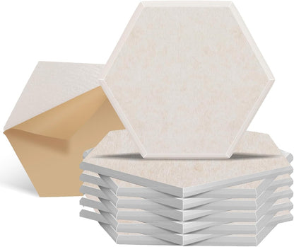 12 Paneles Hexagonal De Espuma Acústica Aislamiento Estudio