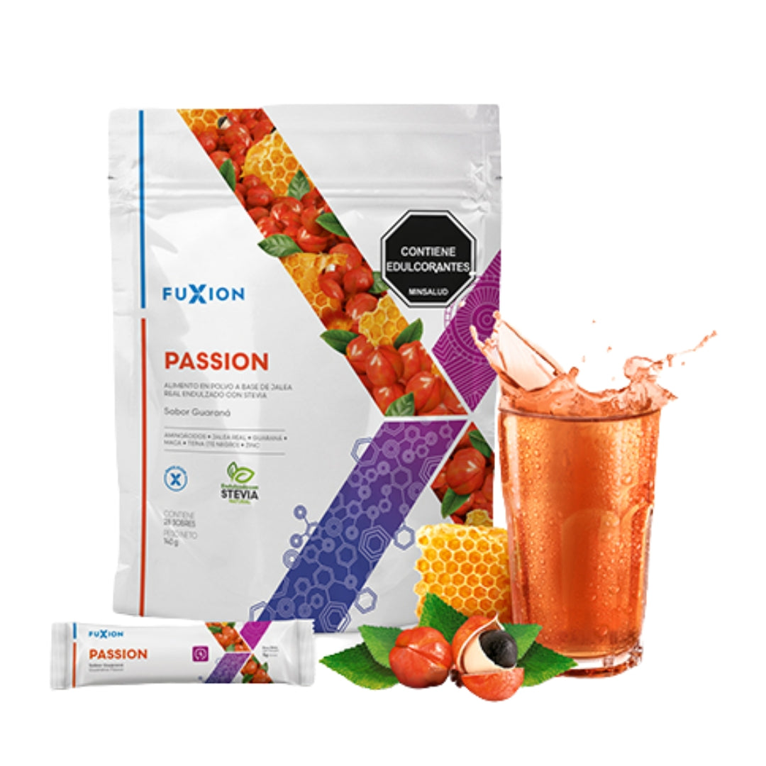 Passion Fuxion Deseo Y Energía - 28 Sobres