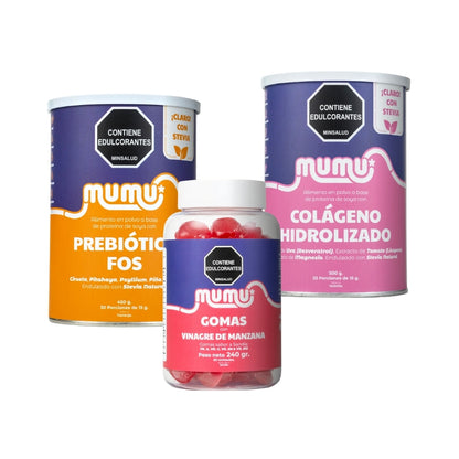 Combo Libera con Colágeno Hidrolizado, Fibra con prebióticos FOS - Mumu