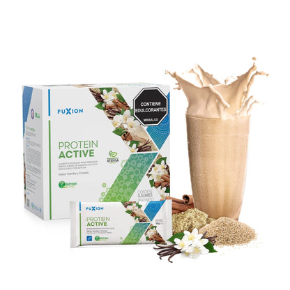 Proteína Activa Fuxion Tonifica  SaborVainilla y Canela - 14 Sobres (Copia)