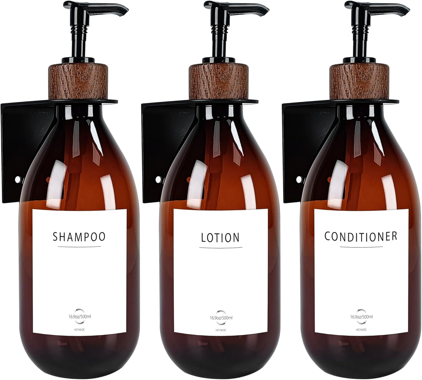 Dispensadores De Jabón Loción Champú Con Soporte Para Pared