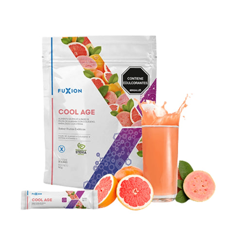 Colágeno Cool Age Fuxion Apoyo Nutricional para la Piel, Cabello y Uñas - 28 Sobres