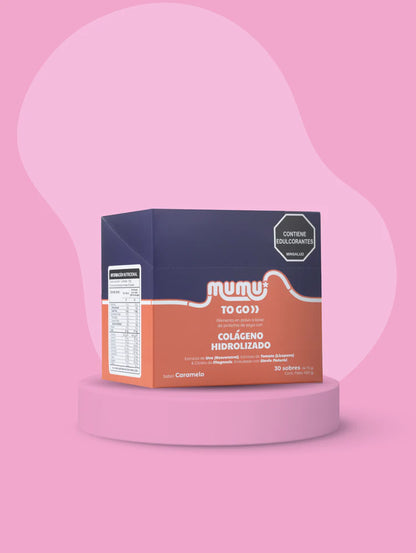 Colágeno Hidrolizado Mumu To Go Sabor Caramelo Caja 30 Sobre