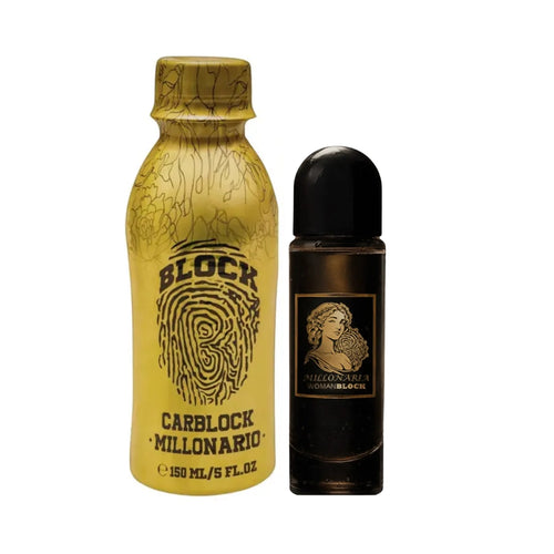 Perfume Para Carro Carblock + Perfume Femenina Millonaria Womanblock