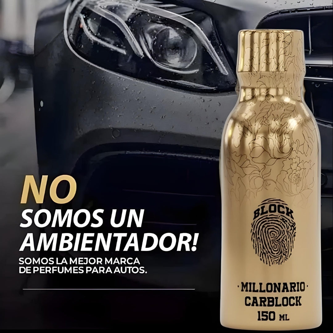 Perfume Para Carro Carblock Ambientador Para Millonarios