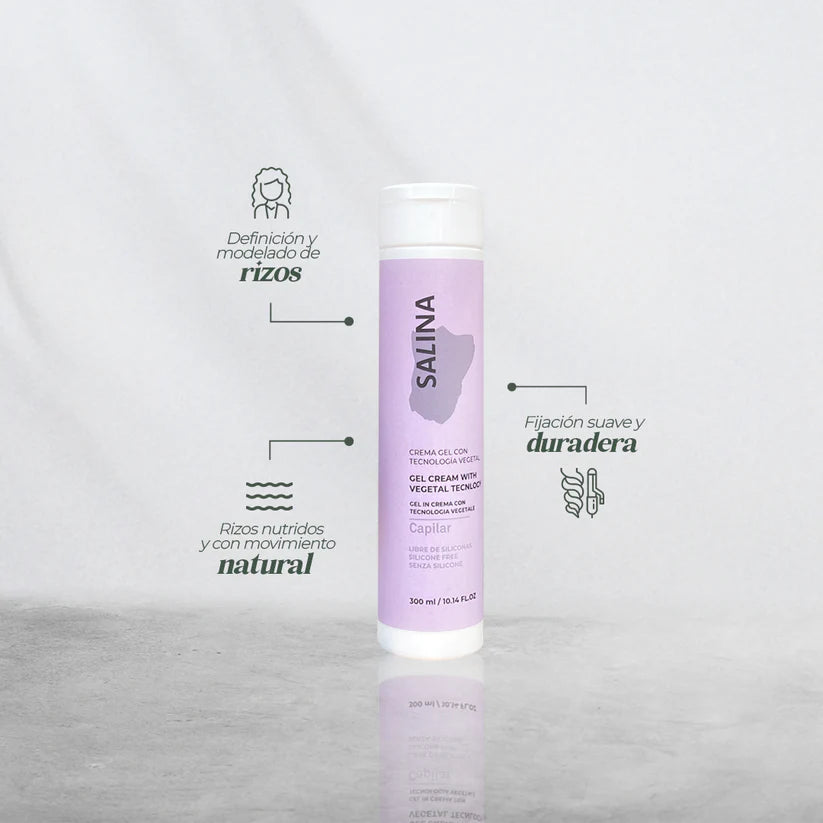 Crema Para Peinar Salina Rizos  300ml - Productos Lz