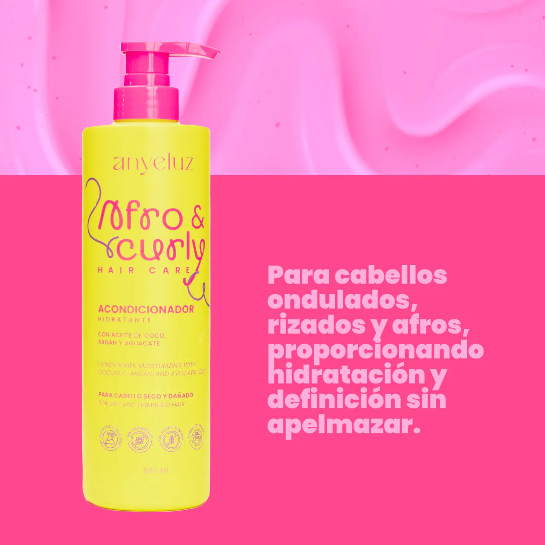 Acondicionador Hidratante Para Rizos Afro & Curly - Anyeluz