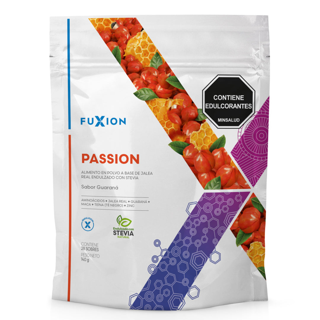 Passion Fuxion Deseo Y Energía - 28 Sobres