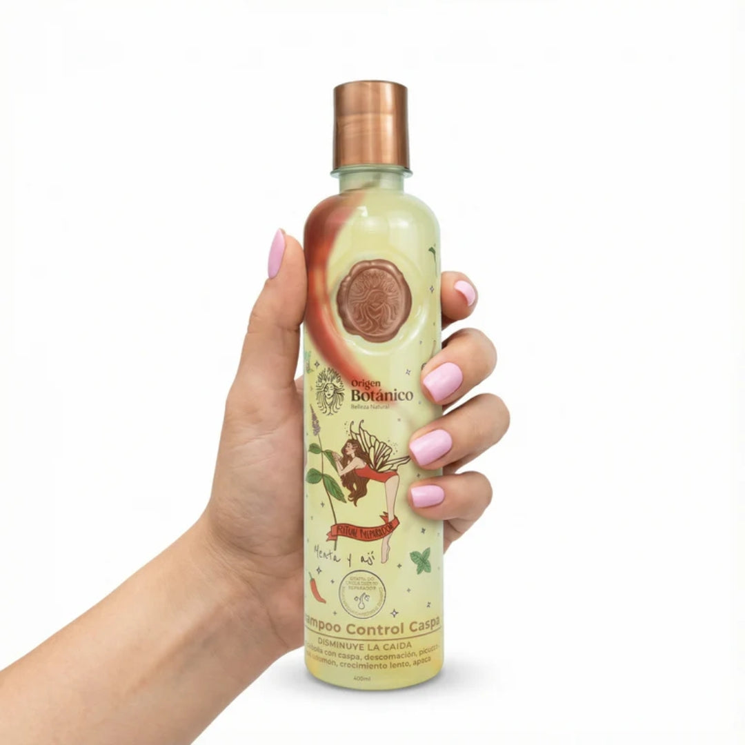 Shampoo Control Caspa con menta y ají - Ritual Botánico