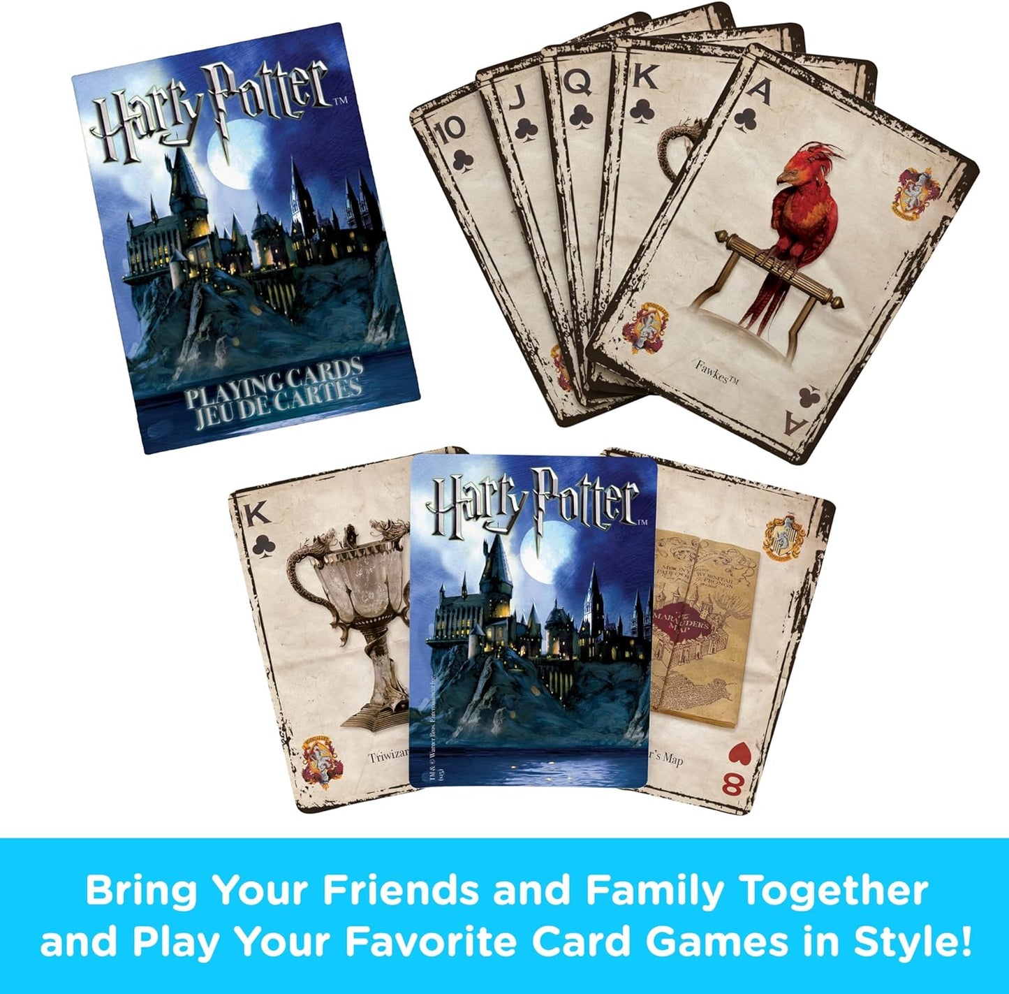Baraja De Cartas Harry Potter Aquarius Naipe Poker