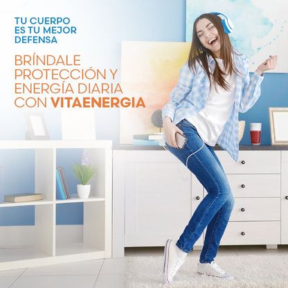 Vitaenergía Fuxion Vitaminas, Minerales,  Antioxidantes, Aminoácidos - 30 Sobres