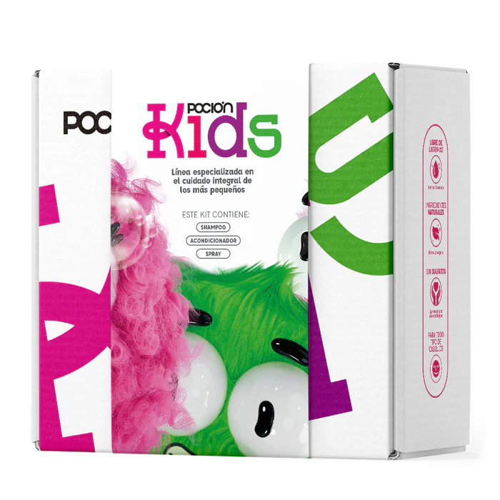Kit Sin Enredos Cuidado Del Cabello Para Niños - Poción Kids